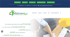 Desktop Screenshot of grupomastermed.com.br