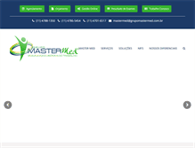 Tablet Screenshot of grupomastermed.com.br